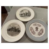 Lot of 3 Plates