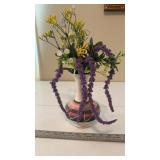 Faux Florals in Vase