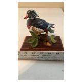 1990 Lenox Wood Duck on Wood Base