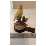 Canary by Andrea Figurine on Wood Base