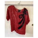 Vtg. Sequin Shirt, Size M