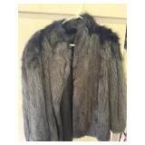 Faux Fur Coat, Size M