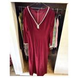 Vintage Homemade Celvet Dress, Size M