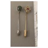 2 Tie Pins