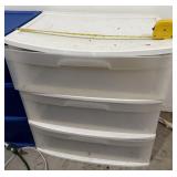 White Plastic Drawers