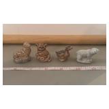 Lot of Wade Whimsies, Red Rose Tea Figurines