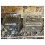 2 Vtg. Refrigerator Dishes