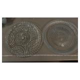2 Glass Platters