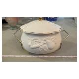 Ceramic Dish in Holder