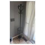 Hall Tree with Umbrella Stand