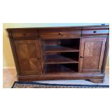 Large Wood Entertainment Cabinet