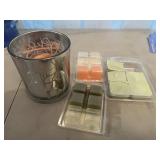 Candle Holder, Candle and Wax Melts