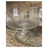 Cristal d'Arques Cake Plate