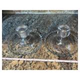 2 Imperial Glass Candle Holders