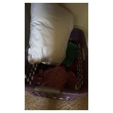 Laundry Basket with Linens