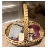 Basket of Shoe Shine Supplies