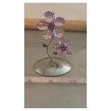 Jeweled Flower Picture/Card Holder