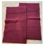 2 Small Throw Rugs, 33'x19'