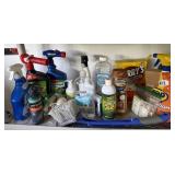 Lot of Cleaners and Chemicals