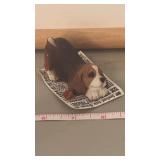 Dog and Newspaper Figurine