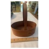 HAndmade Shaker-style Basket-Autographed