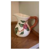 Vtg. Franciscan Apple Pitcher