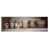 112 pc. Franciscan Apple Dishes,  2 chipped plates