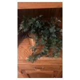 Greenery in Brass Planter