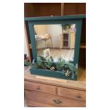 Wall Mirror with Shelf
