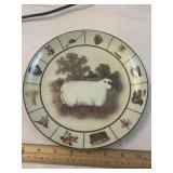Barnyard Collection-Decorative Sheep Plate