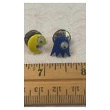 Vtg. Pac-Man Pins