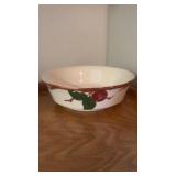 Vtg. Franciscan Apple 9' Serving Bowl