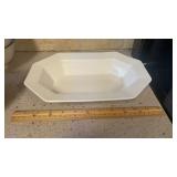 Vtg. Independence Ironstone- Oval Serving Bowl