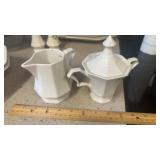 Vtg. Independence Ironstone- Cream and Sugar Set