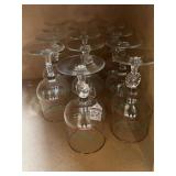 Holly Berry Holiday Stemware