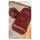 Vintage Razorback Team Travel Luggage-See note