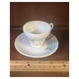 Vtg. Hand Painted & Signed Cup and Saucer