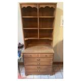 Vintage Hutch, 6' h, 30' w, 17' deep