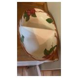 Vtg. Franciscan Apple 11' Divided Bowl