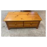 2 Drawer Coffee Table, 46'w, 17'h, 24'd