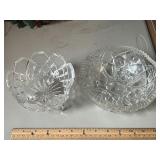 2 Glass Serving DIshes