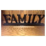 FAMILY Sign