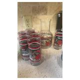 Whattaburger Holiday Glasses & Pitcher Set