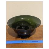 Green Glass Bowl