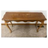 Solid Wood Sofa Table, some damage to top