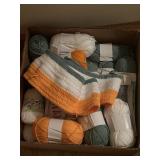 Box of Yarn and Crochet