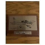 Airplane Plaque