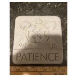 Patience Plaque