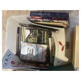 Large Tub of Cookbooks and Cooking Magazines