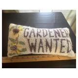 Garden Theme Pillow
